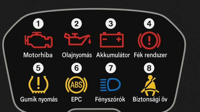 Az autó hibaüzenetei: így olvasd le a műszerfalon megjelenő ikonokat!